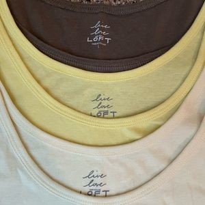 Ann Taylor LOFT tanks